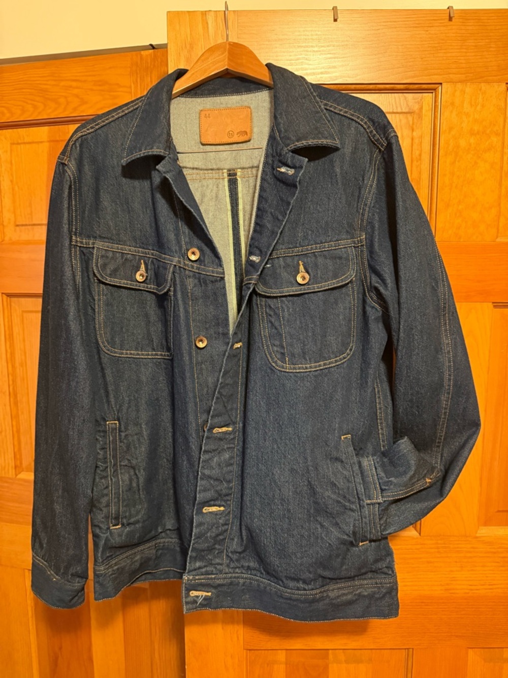 Taylor Stitch Long Haul Dark Blue Denim Jacket - Picture 5 of 10